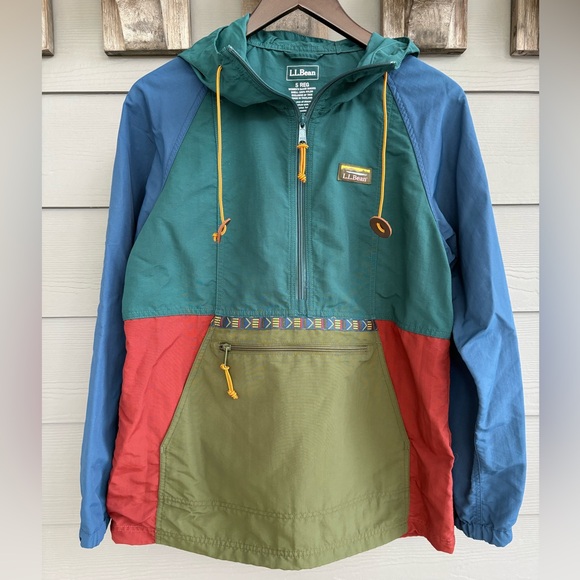 L.L. Bean Women's Mountain Classic Anorak,
Spruce/Tuscan Olive Jacket Size Small - Picture 4 of 10